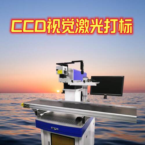 CCD视觉定位激光打标机自动化定位流水线无耗材激光打标打码