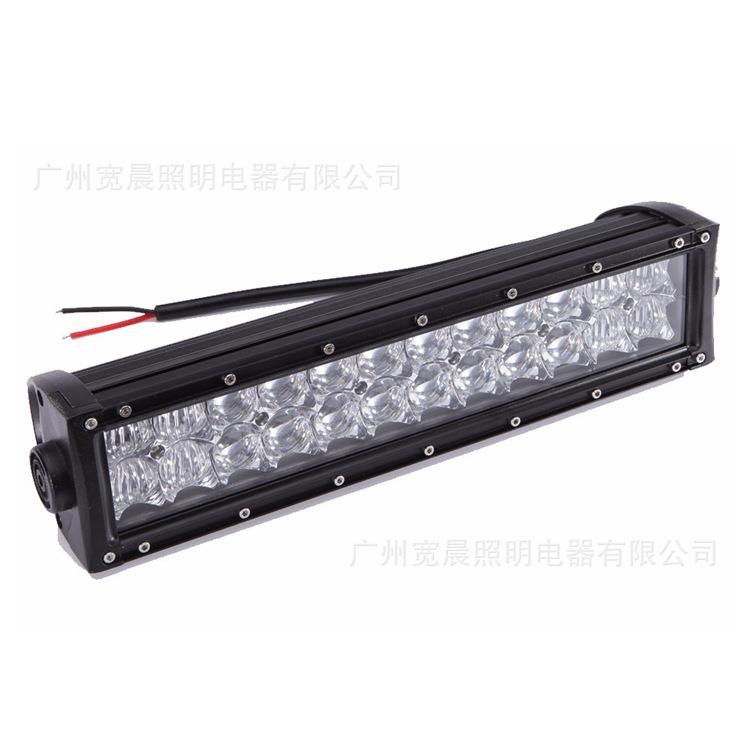 72W5D透镜款LED长条灯适用越野车灯牧马人车顶灯保险杠灯引擎盖灯