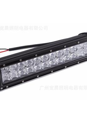 72W5D透镜款LED长条灯适用越野车灯牧马人车顶灯保险杠灯引擎盖灯