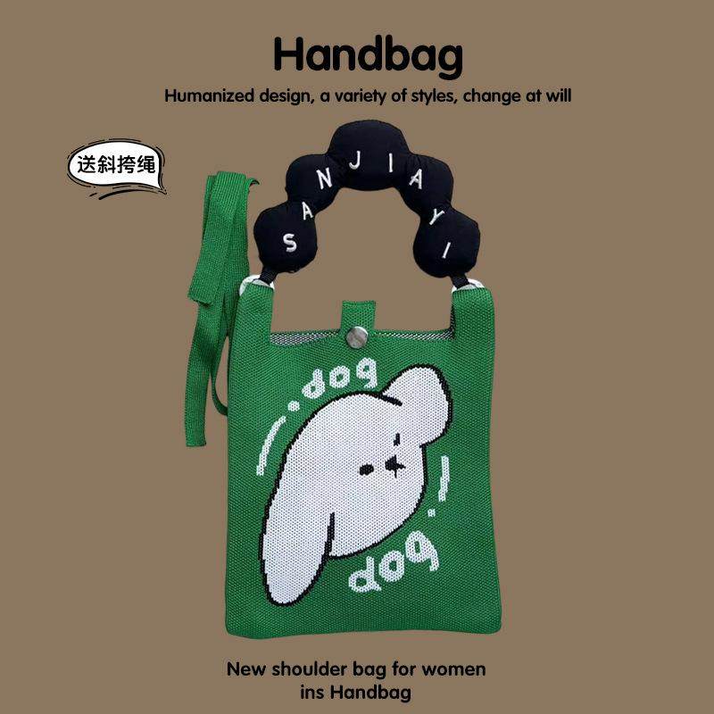 新款多巴胺针织斜挎手机包手提包迷你单肩挎包便携手拎包女,箱包皮具/热销女包/男包,通用款女包,淘宝优惠券,粉丝福利购,淘宝优惠卷