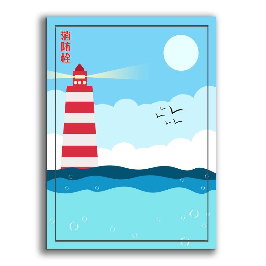 消防栓装饰贴纸灭火器电表箱贴消火栓贴学校幼儿园办公挡自粘画43,个性定制/设计服务/DIY,写真/海报印制,淘宝优惠券,粉丝福利购,淘宝优惠卷