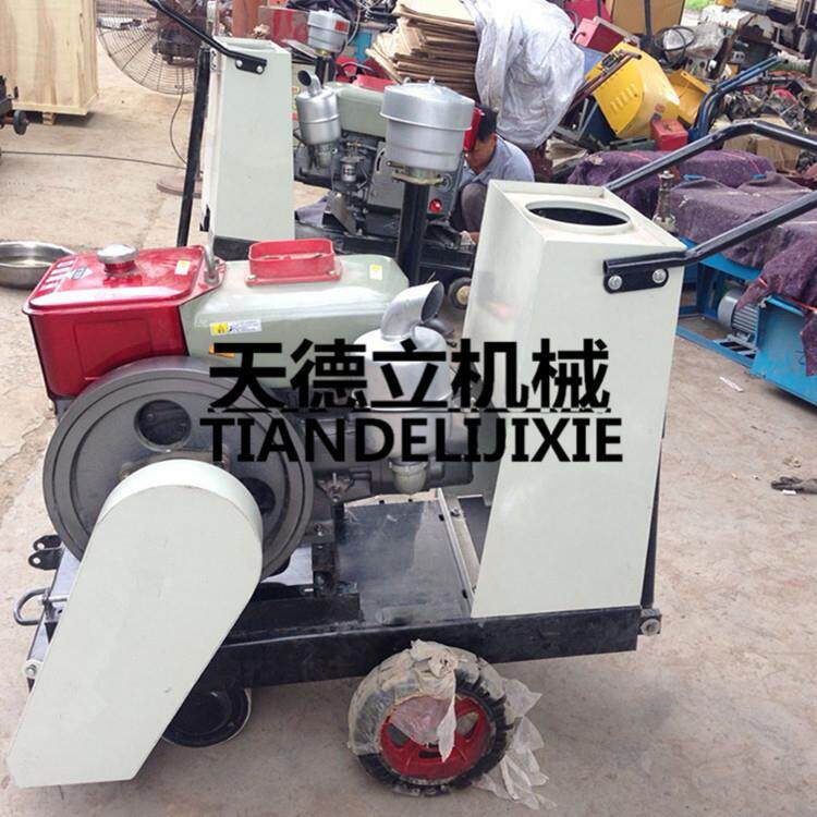 QGJC-700型水冷柴油路面切割机 电启动水泥地面切割机 楼板切割机