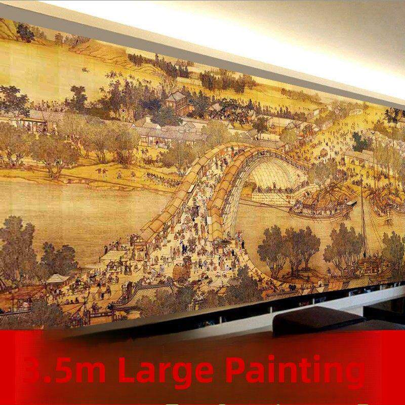 清明上河图钻石画5d2022年新款满钻客厅点砖石贴画十字绣山水2021
