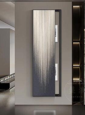 电表箱网路线盒装饰挂画竖版窄长条电表箱装饰画入户电表箱遮挡装