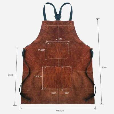 1pc Leather Apron Outdoor Camping Leather Apron Bellyband