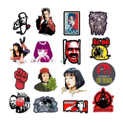 50pcs Classic Movie stickers For Luggage Laptop Art