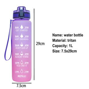 water shake 1000ML Outdoor cup Gym Sports Tritan bottle