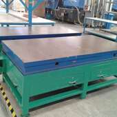 铸铁平台高精度焊接刮刀测量检测标记平t型槽钳工作平台工装