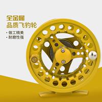 金飚王渔线轮飞钓轮全金属带泄力前打筏轮飞蝇轮7/8冬冰钓鱼线轮
