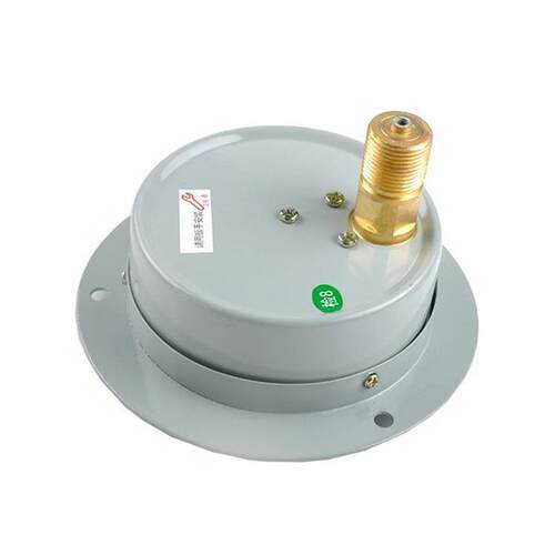 红旗轴向带前边普通压力表Y-100ZT/0-40MPA水压表液压气压表-40ZT
