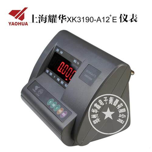 上海防耀华X310-9A12E耀华A12E动物抖仪表畜牧秤地磅模拟K显示器
