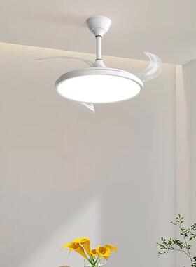 新光谱风扇灯741超薄护眼现代简约le室d款吊灯一体餐厅卧全全屋套