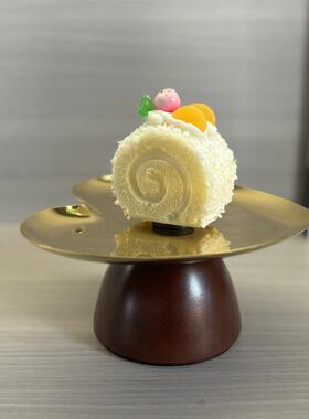 ins风复古金属心形托盘摆件桌面首饰收纳盘玄关钥匙杂物置物摆设