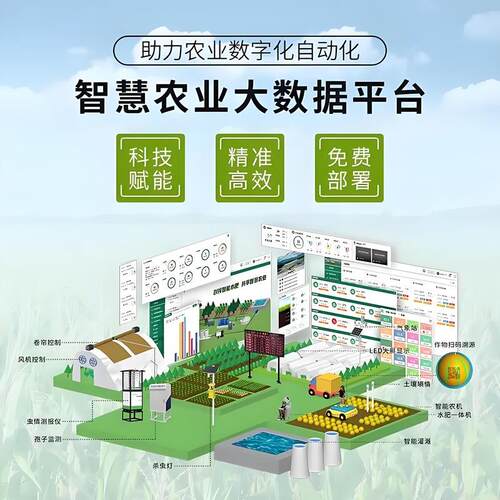 智慧农业物联网云平台高标准农田大数据管理远程监控物联网云平台