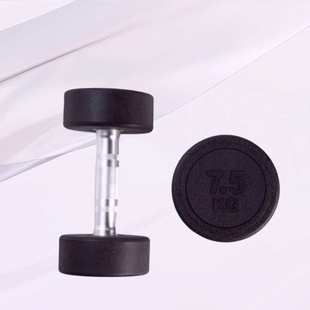 男女户外运动哑铃健身房专用哑铃套装室内坐姿深蹲包胶哑铃套装