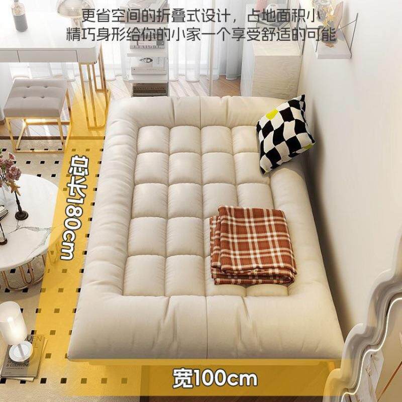 小型沙发床折叠用两202年新款多功4能客厅简易折叠床双户人小见详