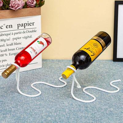 Magic rope table red wine rack wine cabinet girl room decora