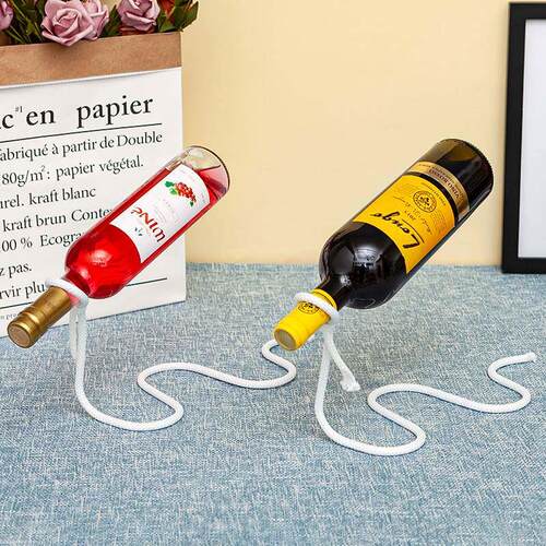 Magic rope table red wine rack wine cabinet girl room decora