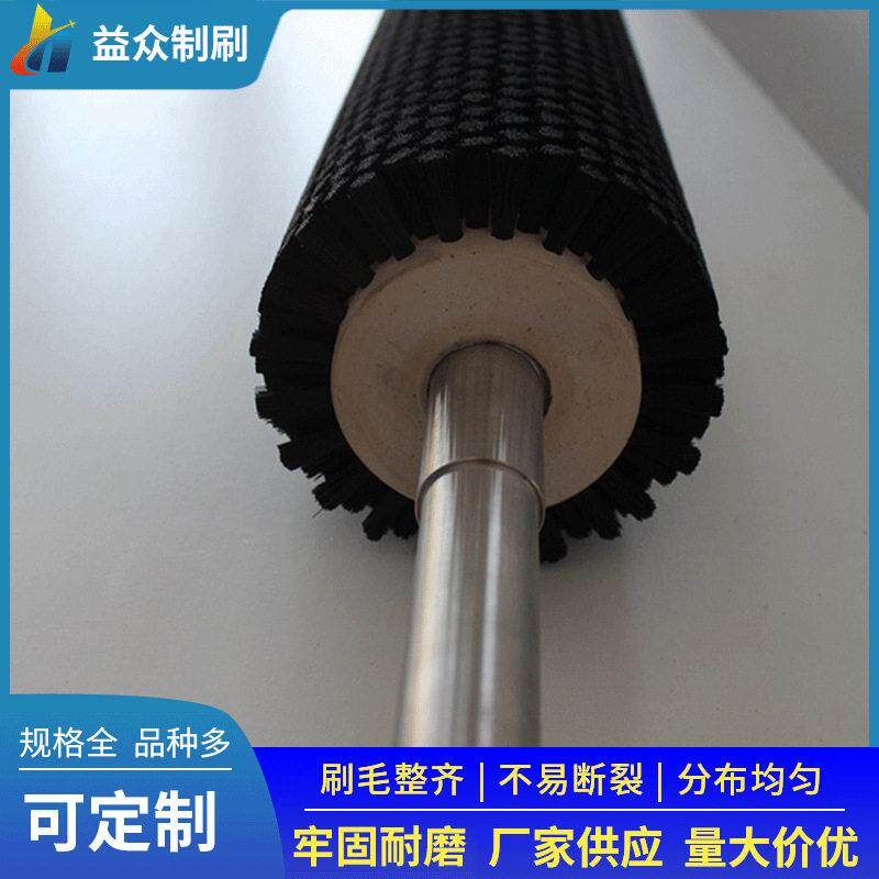 销售梳理机毛刷辊除尘清洗尼龙刷辊抛光毛刷辊量大价优