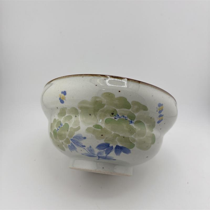景德镇釉下青花汤碗手绘餐具白瓷圆碗小面 面碗拉面 面碗中式手工