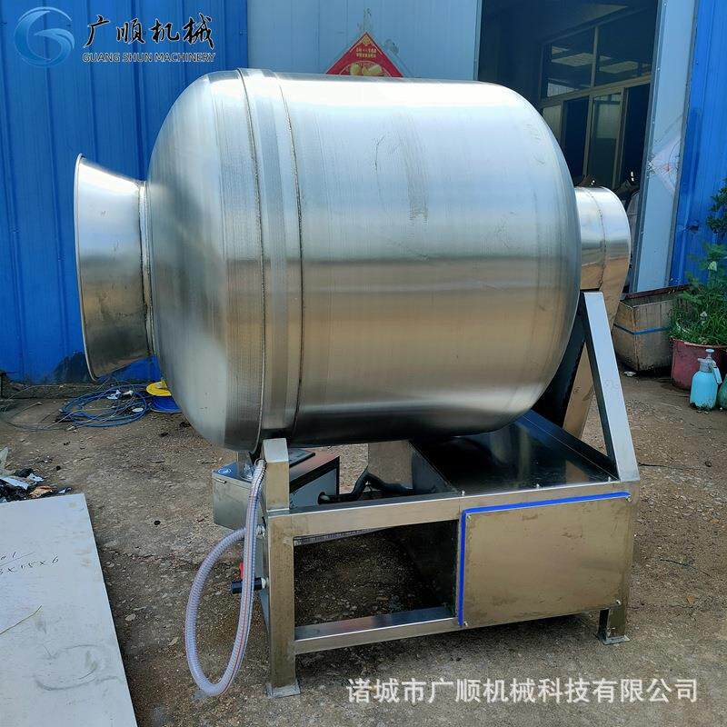 鸡爪腌制入味机全自动鲜肉腌制滚揉机肉制品滚揉腌制真空滚揉机