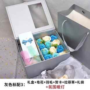 高档放钱装现金人民币有婆钱花礼盒送女花友情人的妈妈婆生日礼物