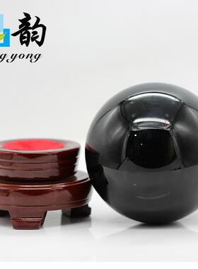 厅晶韵浦江厂家100mm黑色水球晶球必应客卧室水晶BYK有摆件套装