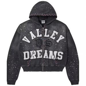 newvalley sport dept streetwear vintage washed hoodie y2k