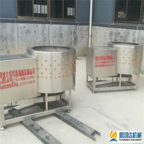 小型羊蹄加工设备羊头羊蹄去毛加工机械滚筒式羊头打毛机