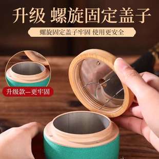 悬灸筒艾灸盒小灸罐竹明火随身炙木制通用全身儿童防烫家用颈椎腰