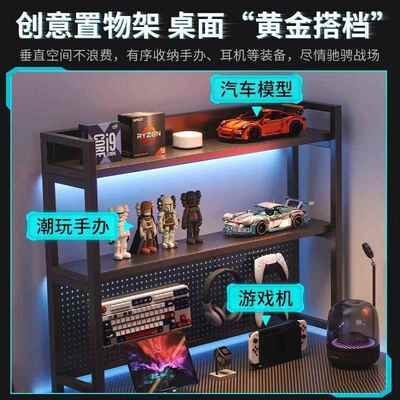 转角脑13616电竞电桌双人台式家用拐角式桌书桌书架一体卧室型办