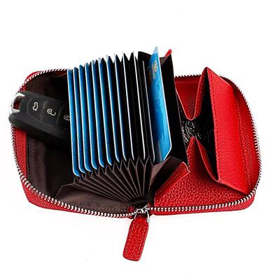 Multi slot anti tamper magnetic card clip wallet防消磁零钱包