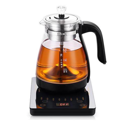 .5L大容见描述量茶煮器黑茶煮茶壶玻璃全自烧动蒸汽电热水壶家1