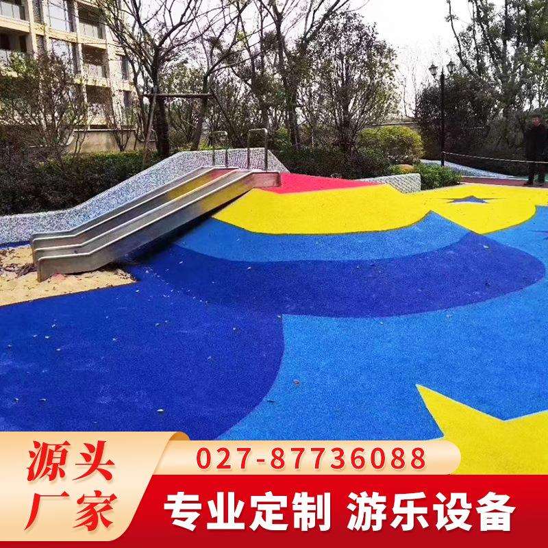 15不锈钢直滑梯/不锈钢钻洞滑梯