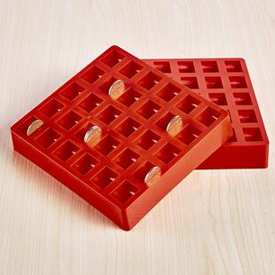 硬币盒一元五毛一角混装多功能硬币盒子游戏厅硬币收纳分类清点盒