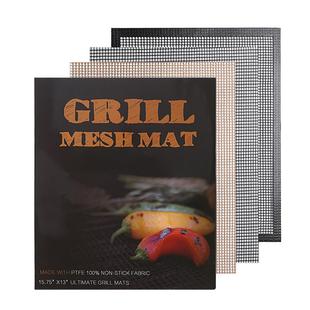 玻璃纤维不粘烤网BBQ户 烧烤网格垫不粘网格片 新款 直销亚马逊爆款