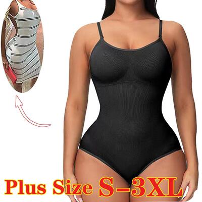 Bodysuit Shapewear Women Slimming Body Shaper Butt Lifter Pu
