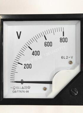 6L2 250V 450V 750V 800V 1000V交流AC指针式电压表6L2-1.5KV 1KV