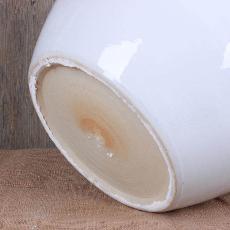 景德镇陶瓷鱼缸仿古开片裂纹釉白色金鱼缸风水缸乌龟家居摆件