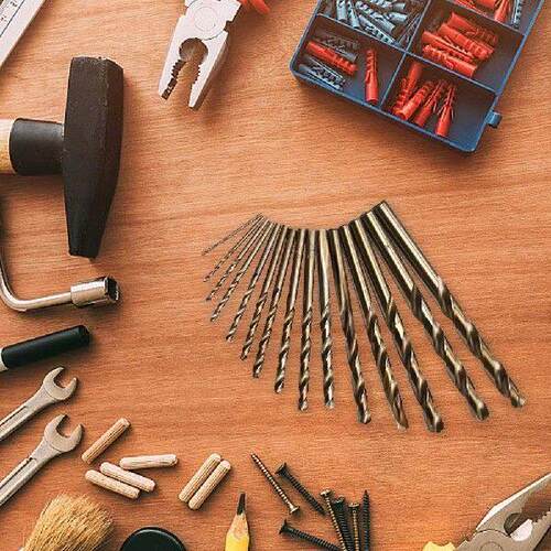 15 Pcs Cobalt HSS Drill Bit 1.5-10mm HSSCO M35 Twist Drill