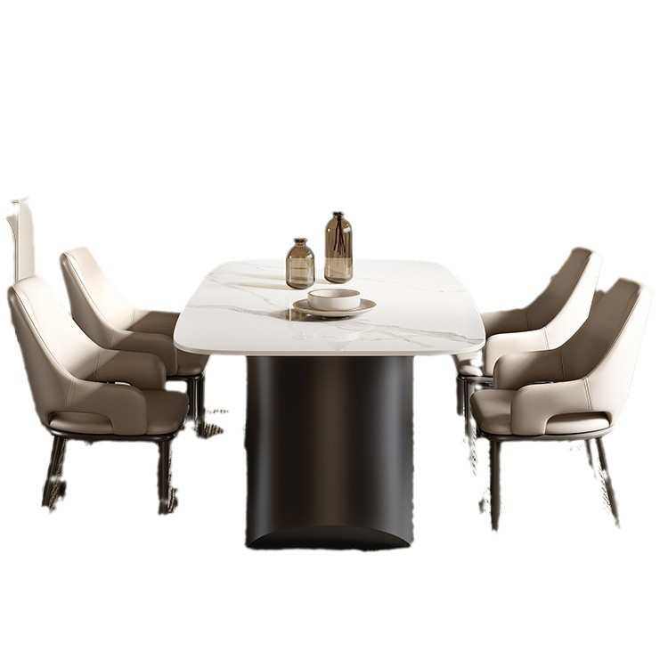 渲德意式餐桌椅轻奢餐椅网红酒店现代家用北欧皮质高级感餐凳椅子,住宅家具,餐椅,淘宝优惠券,粉丝福利购,淘宝优惠卷