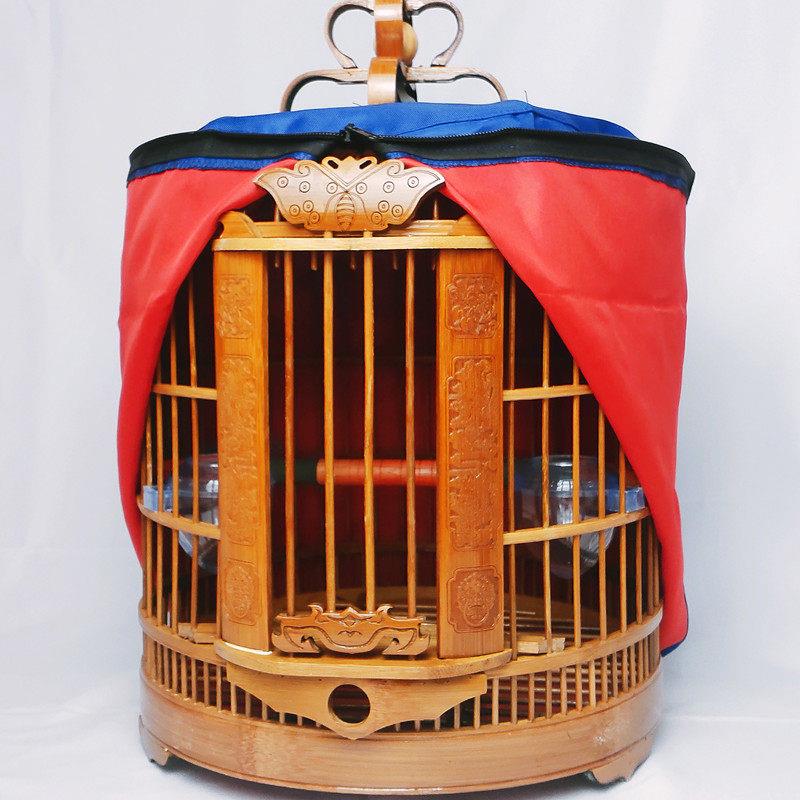 豪华鸟笼子大号全套配件大全精品高档八哥画眉笔竹制老竹小号笼图片