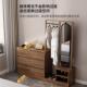 全实木卧斗柜旋转穿衣镜衣帽架一多体能收纳储室物六斗柜022挂衣