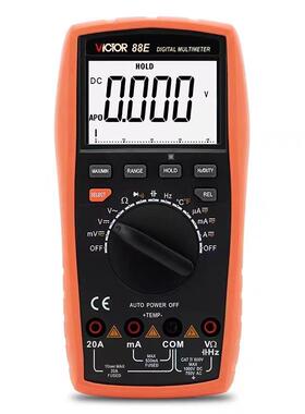 胜利VC88E全自动智能防烧数字多用表高精度 万用表无需换挡电工用
