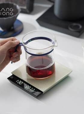 熊与杨 手冲咖啡称 计时电子秤 烘焙精准0.1 食品面 面包料理秤