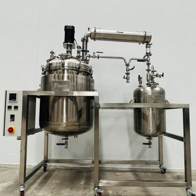 杜马司高真空不锈钢电加热精馏釜HSR200不锈钢反应釜