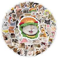 100Pcs Kawaii Cat Stickers Aesthetic Stationary Cute Sticker thumbnail 5