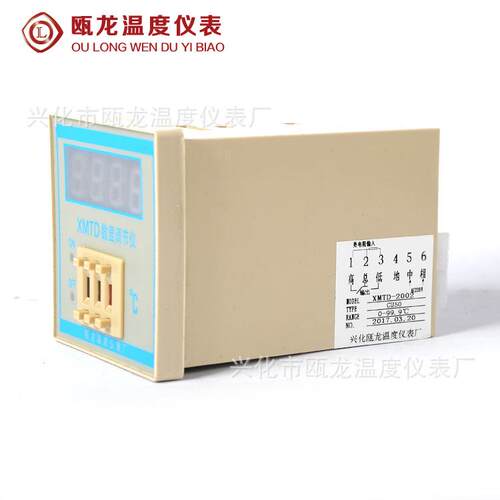 瓯龙XMTD-2002短款数显温控仪 CU50温度调节器