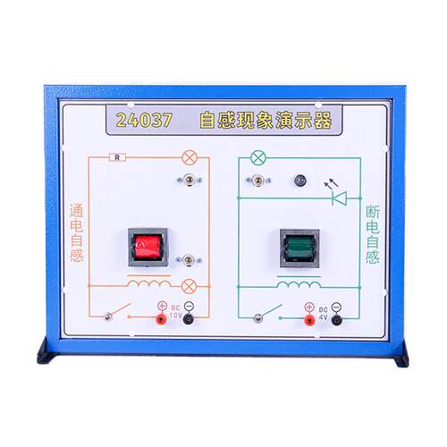自感现象演示器通电自感断电自感LED灯显示中学物理电学实验器材