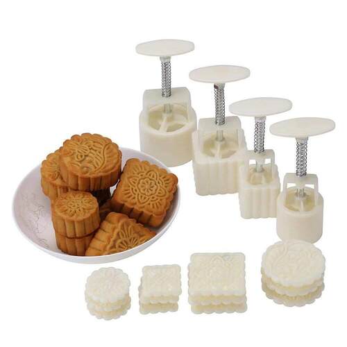 50g 100g Plastic Moon Cake Form Mooncake Mould with Moon Cak